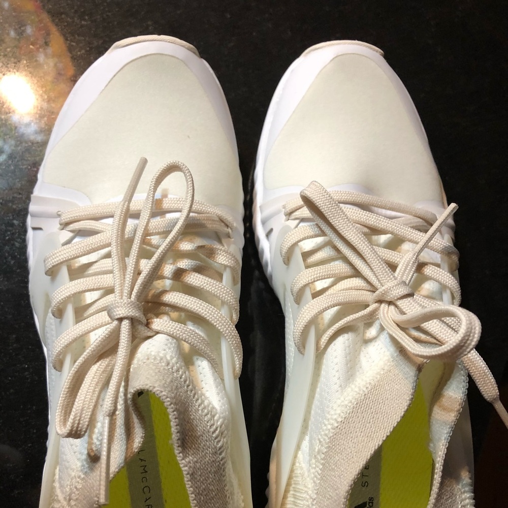 Stella McCartney/Adidas white sock sneakers 7